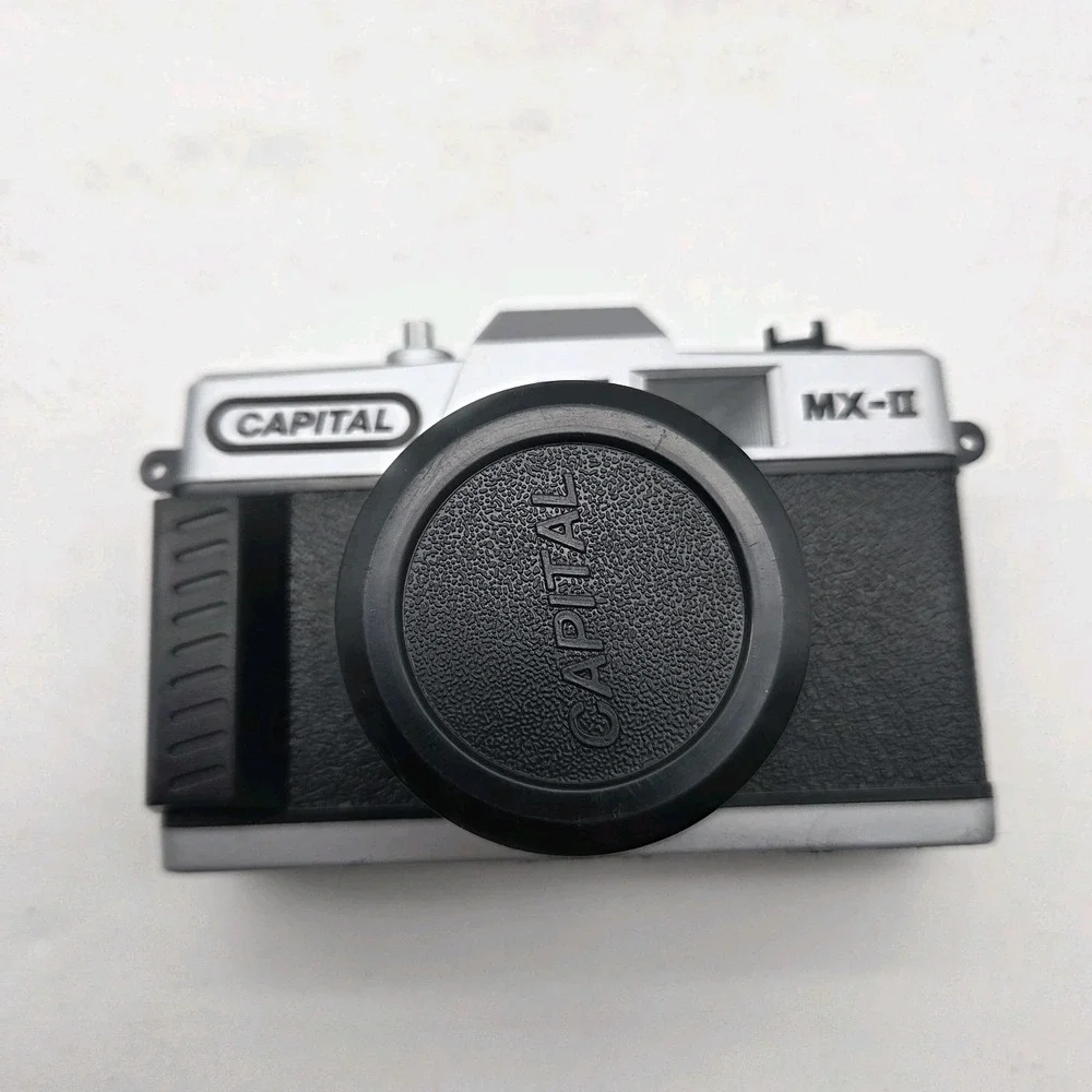 Capital MX-II 35mm plastic film camera w/ original packaging & Case Works! EUC